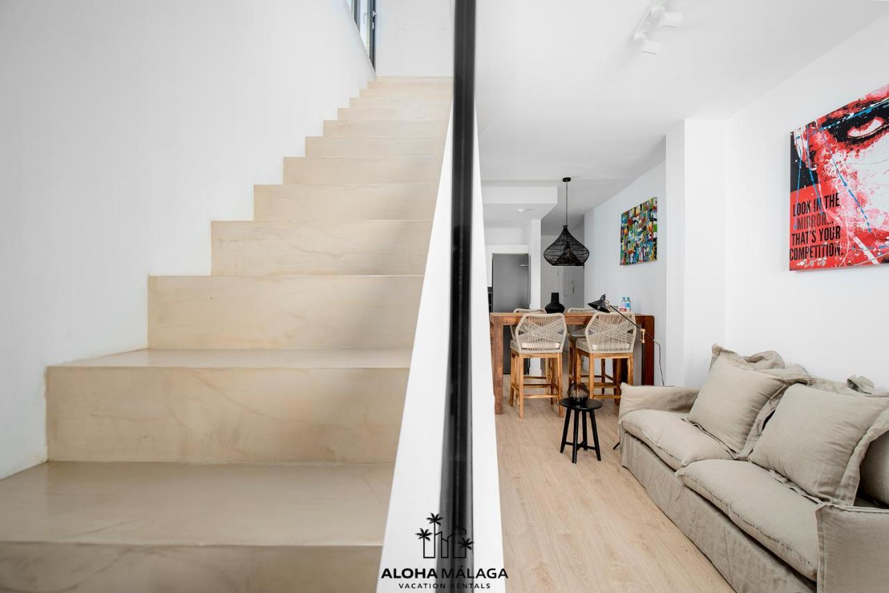 Apartamento Luxury Duplex With Pool And Padel Court In Town Málaga Exterior foto