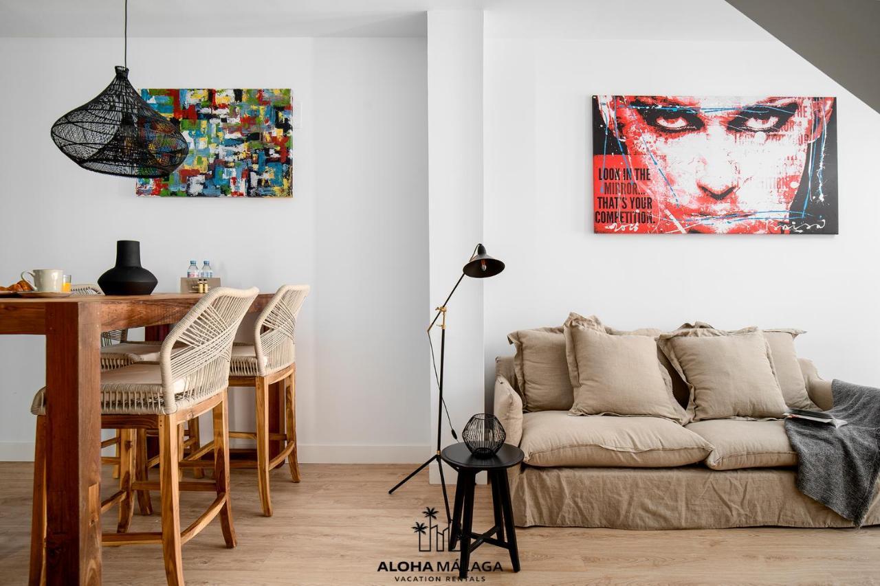 Apartamento Luxury Duplex With Pool And Padel Court In Town Málaga Exterior foto